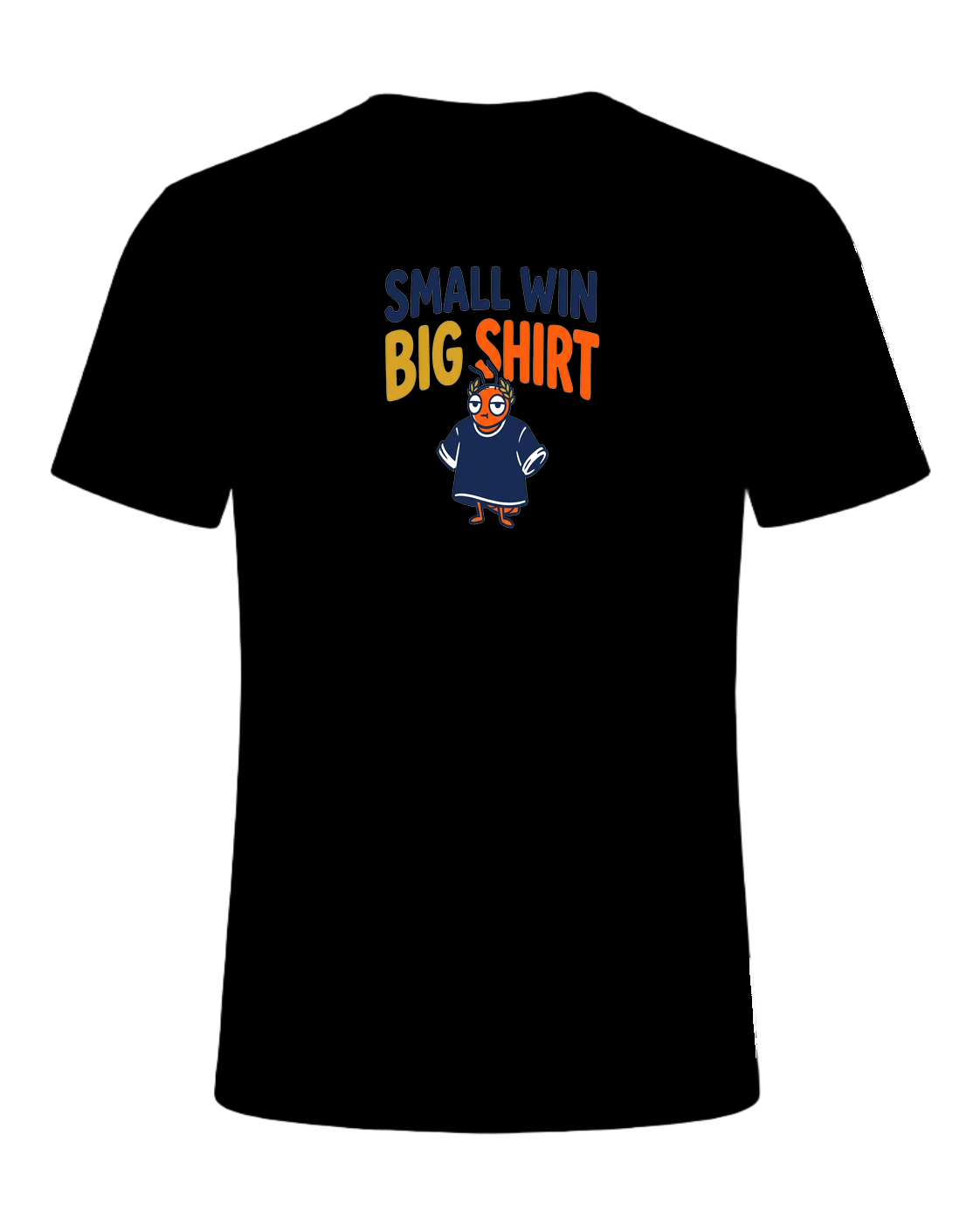 SMALL WIN BIG SHIRT — Black