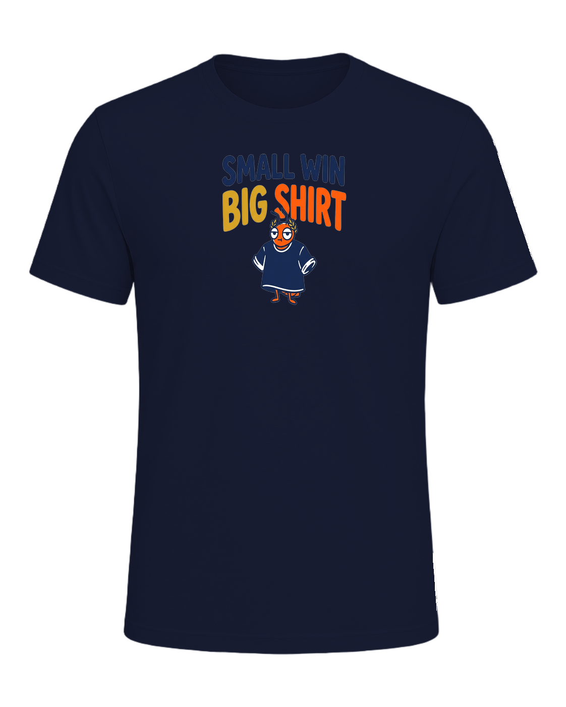 SMALL WIN BIG SHIRT — Navy