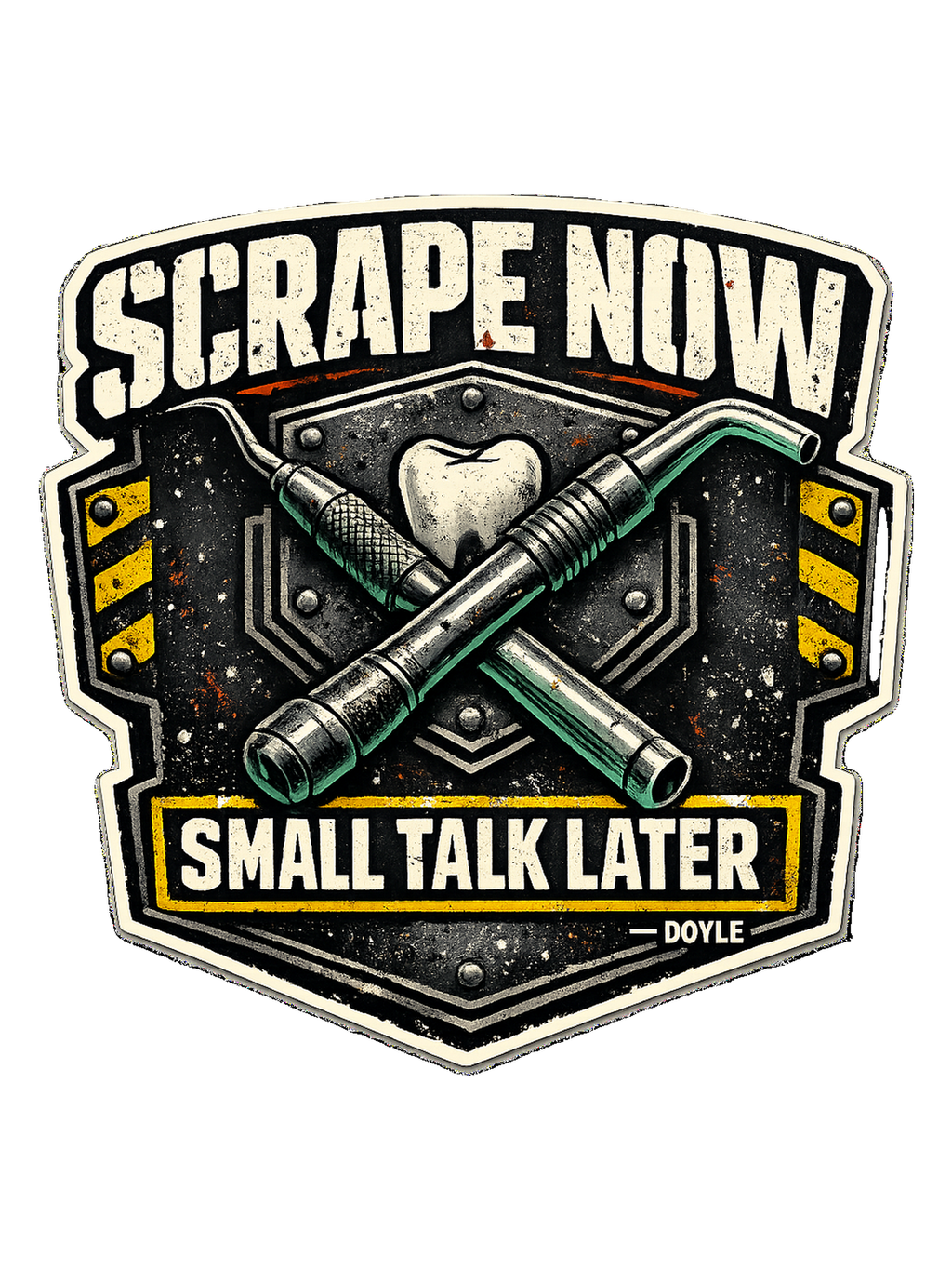 Scrape Now Small Talk Later Tee