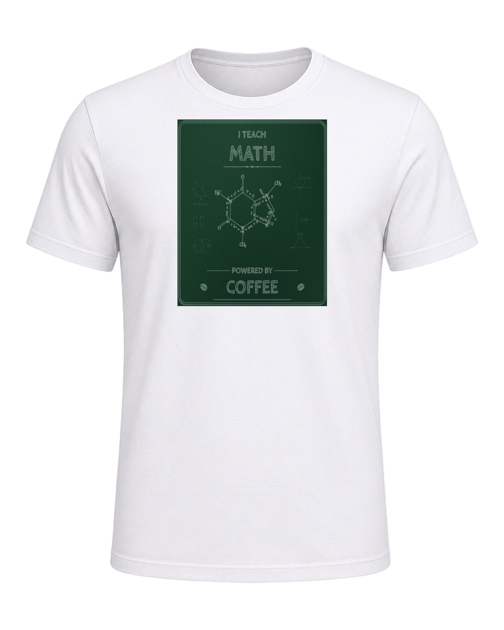 Math Teacher Humor — White