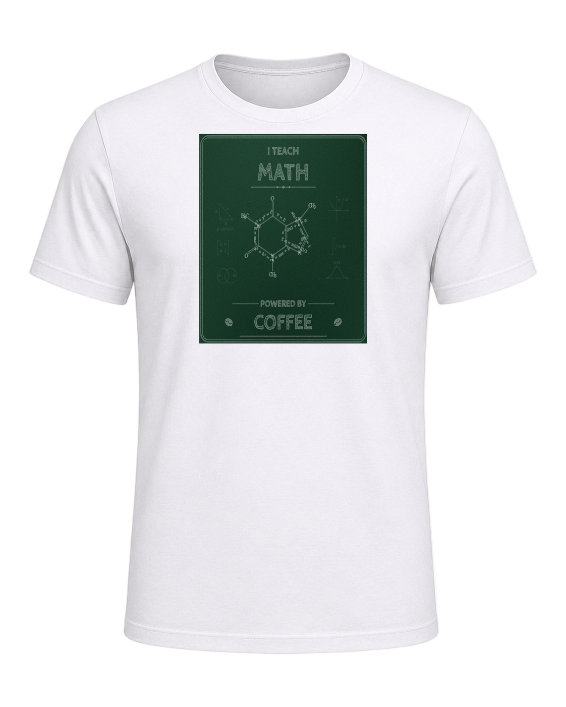 Math Teacher Humor — White
