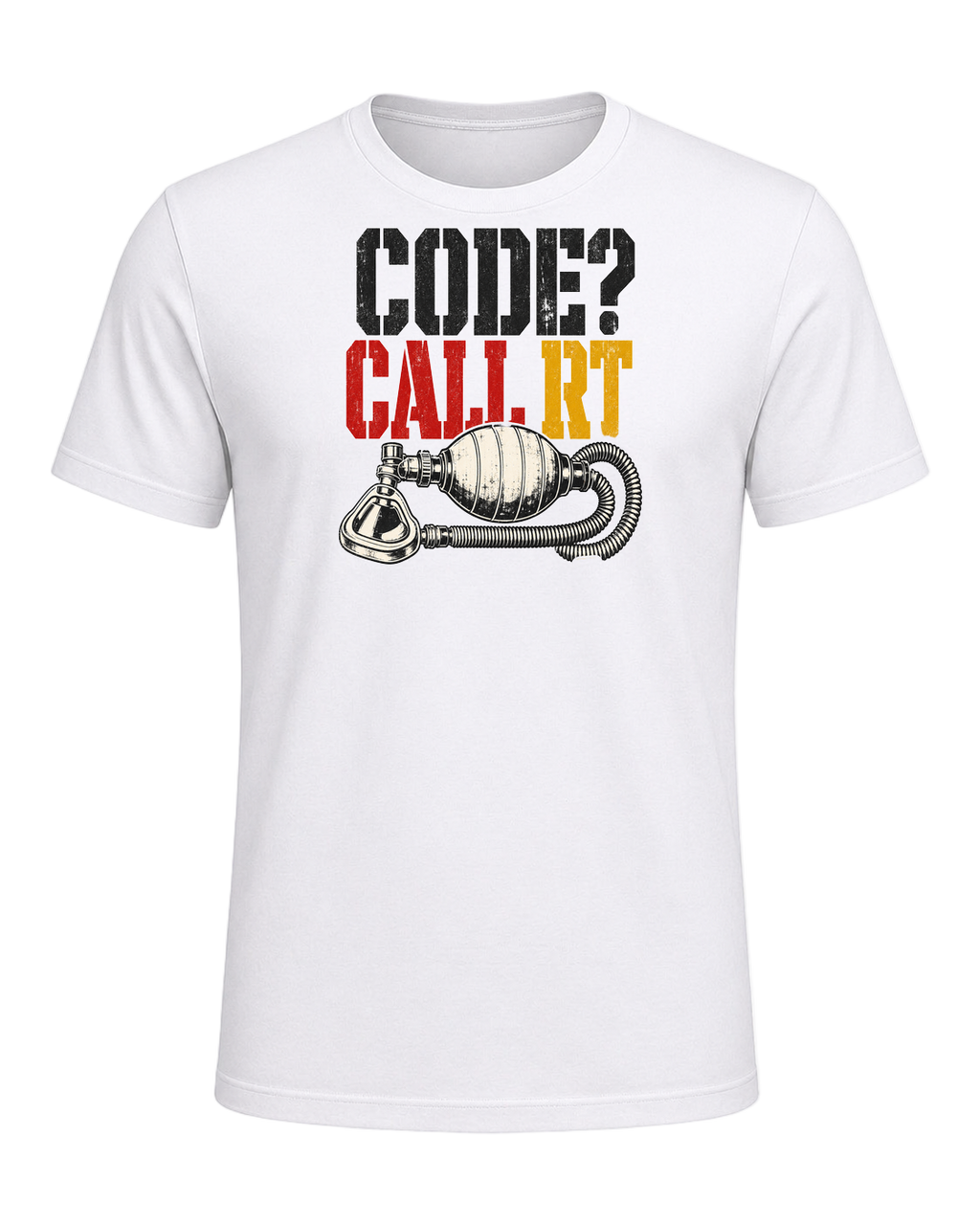 CODE? CALL RT. — White