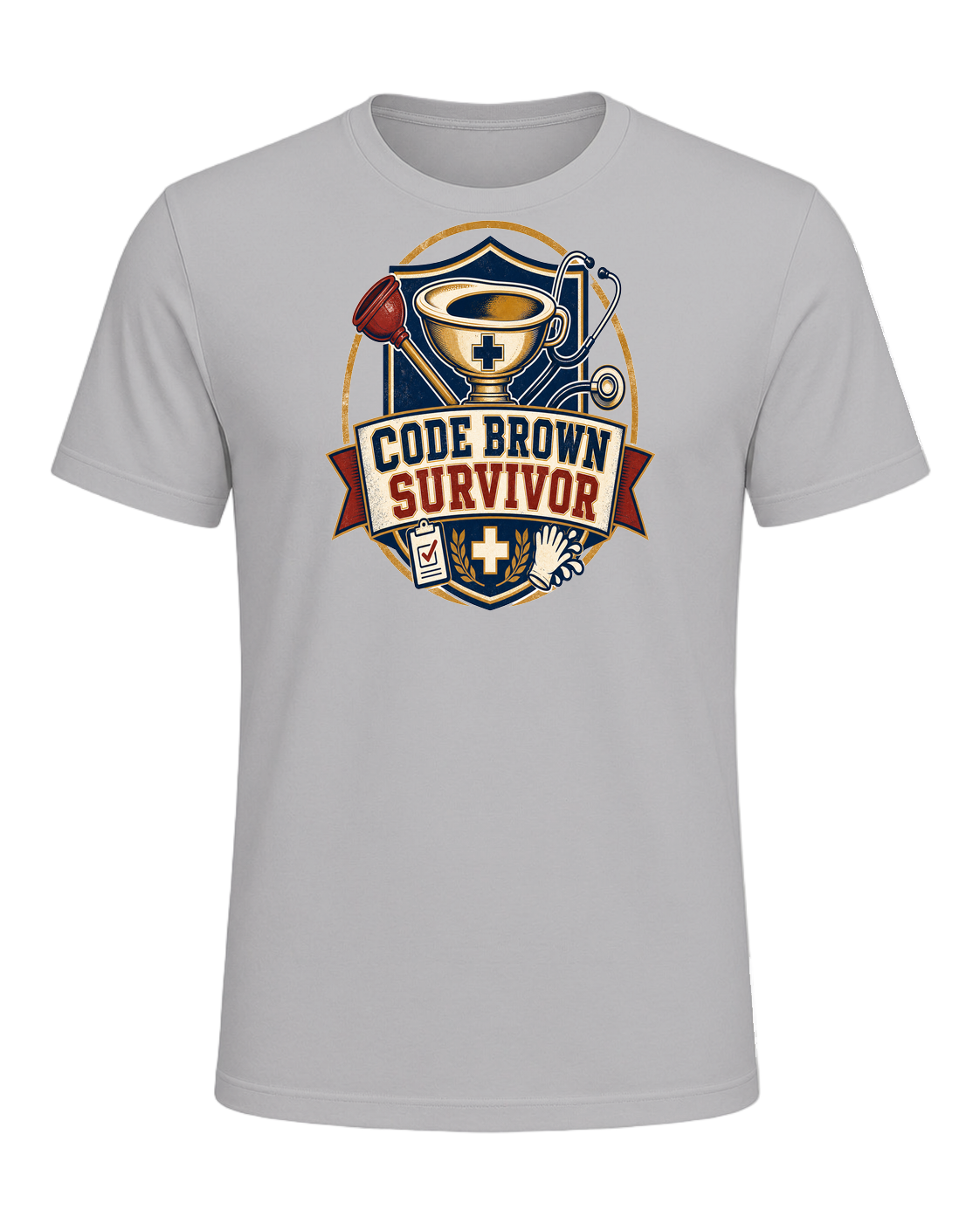CODE BROWN SURVIVOR — Athletic Heather