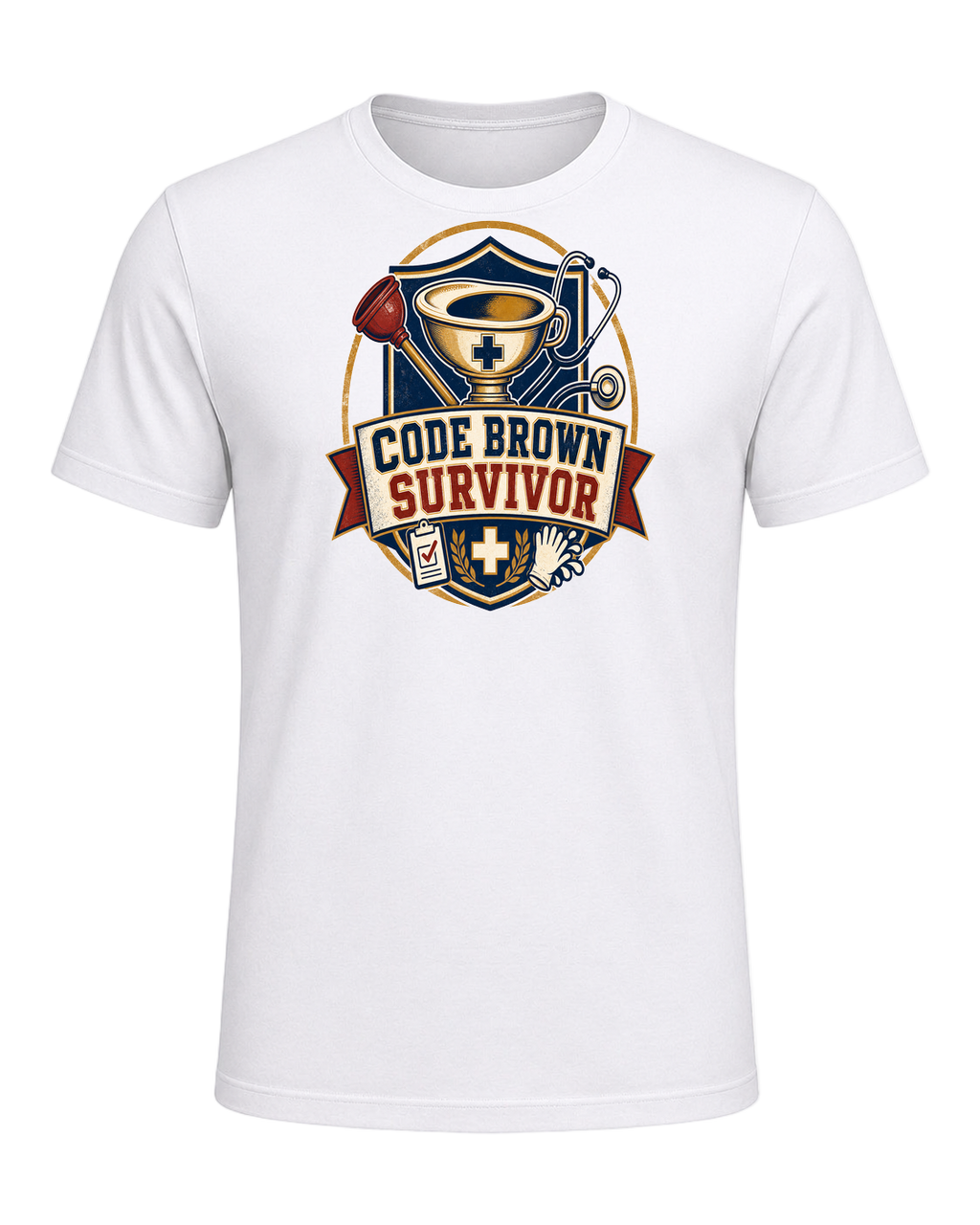 CODE BROWN SURVIVOR — White