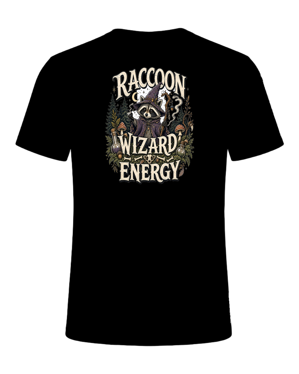RACCOON WIZARD ENERGY — Black