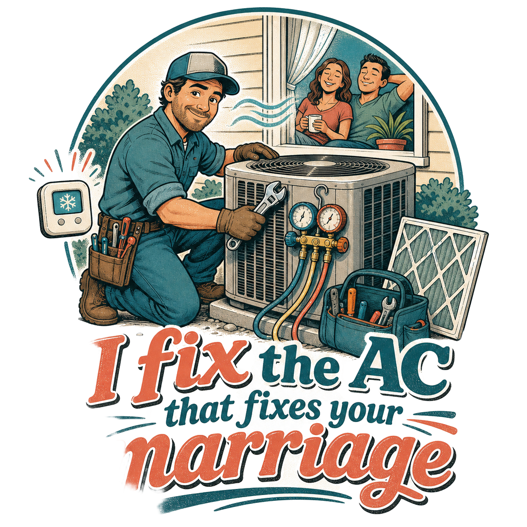 I fix the AC that fixes your marriage