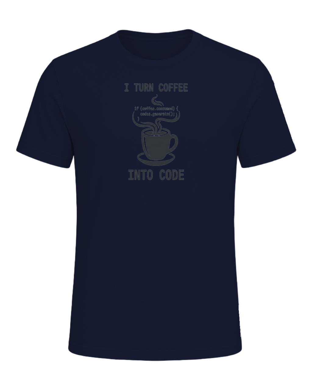 Coffee + Programmer — Navy