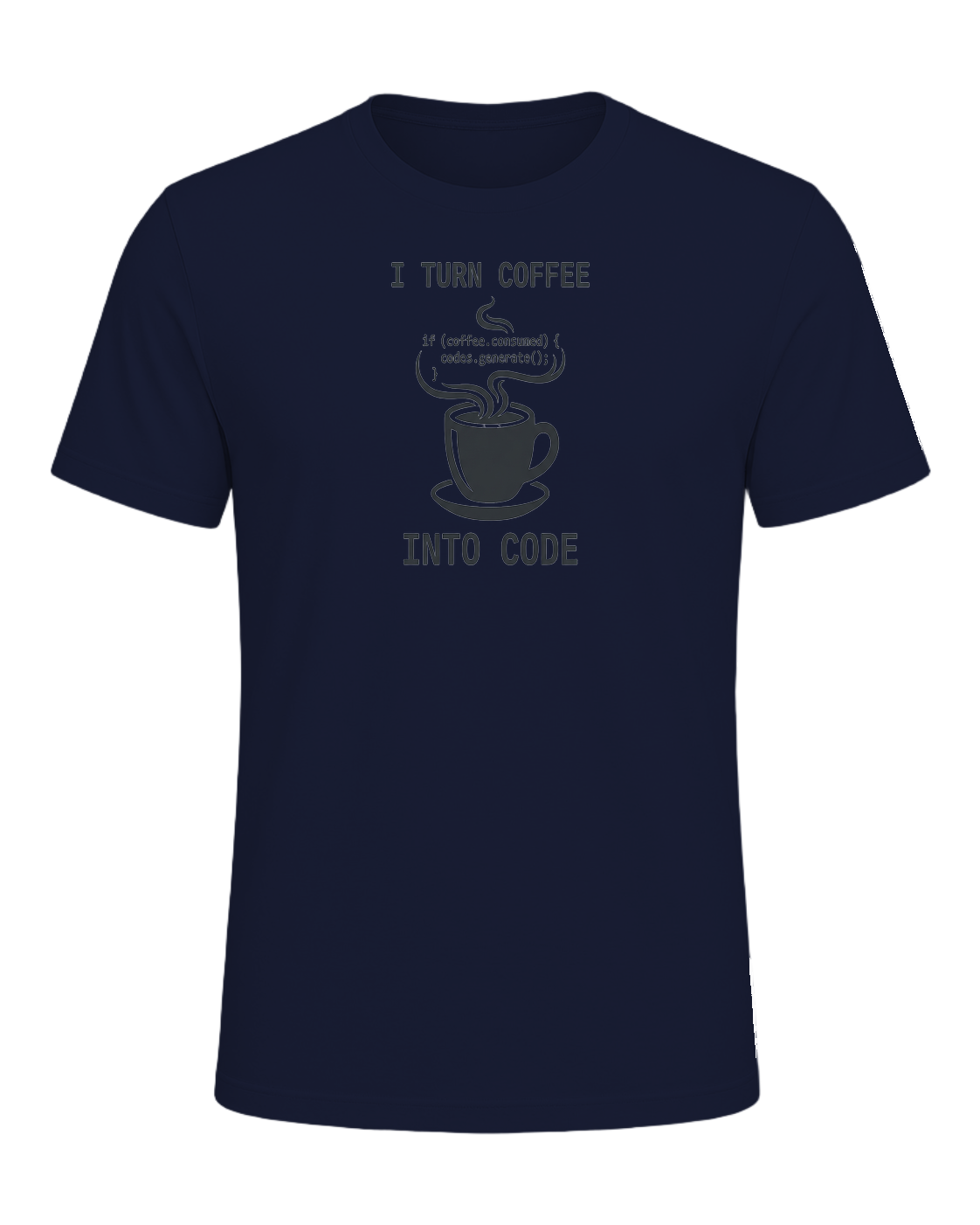 Coffee + Programmer — Navy