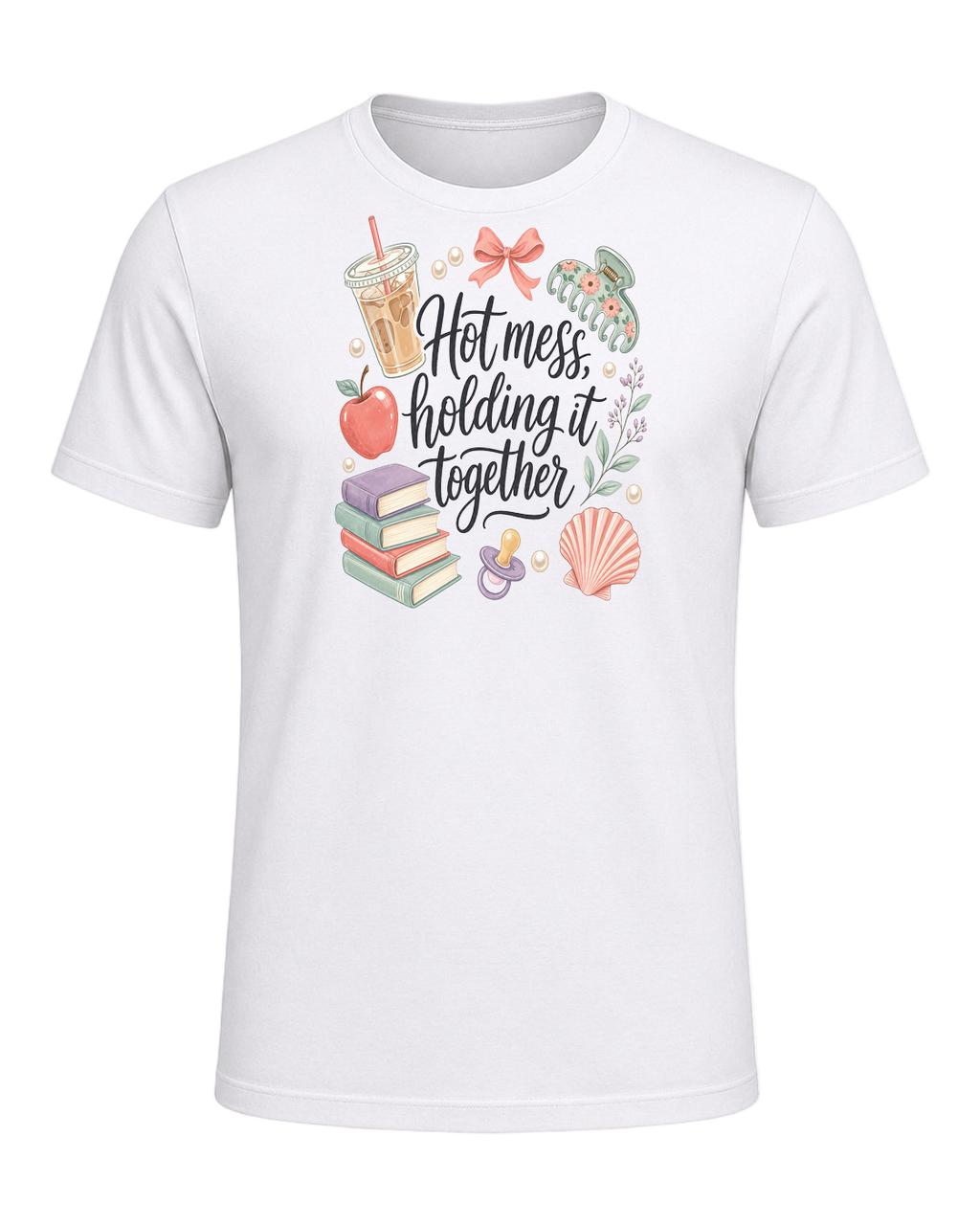 Hot mess, holding it together — White