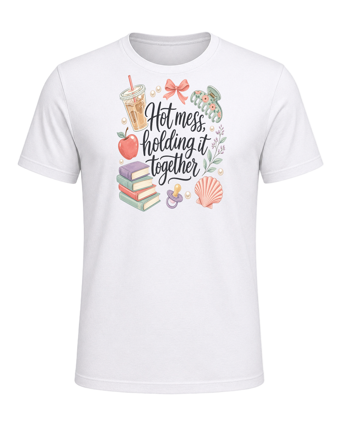 Hot mess, holding it together — White