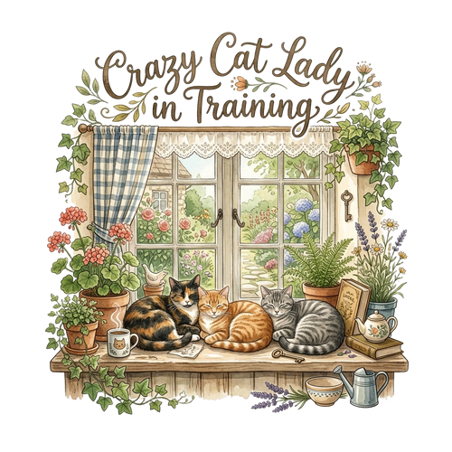 Cat Lady Cottagecore
