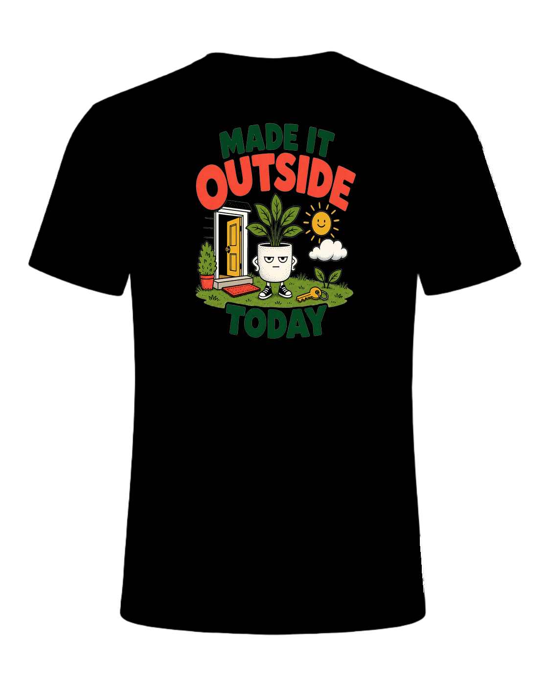 MADE IT OUTSIDE TODAY — Black