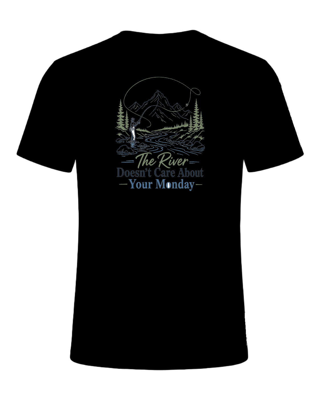 Fly Fishing — Black