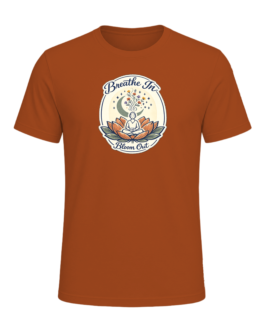 Breathe In, Bloom Out Tee — Autumn