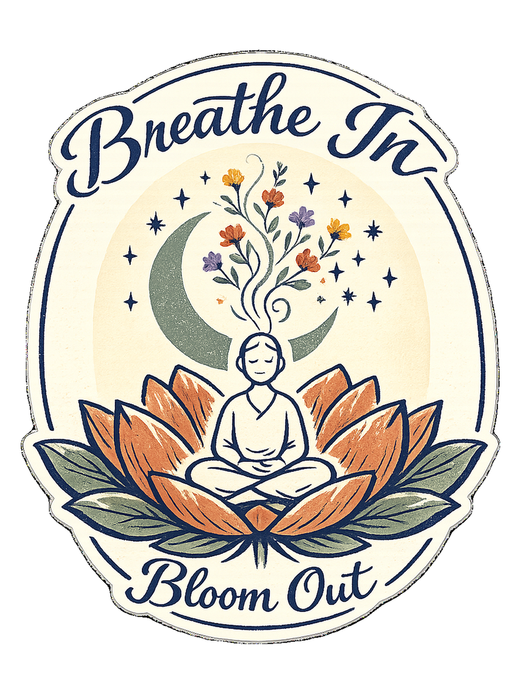 Breathe In, Bloom Out Tee
