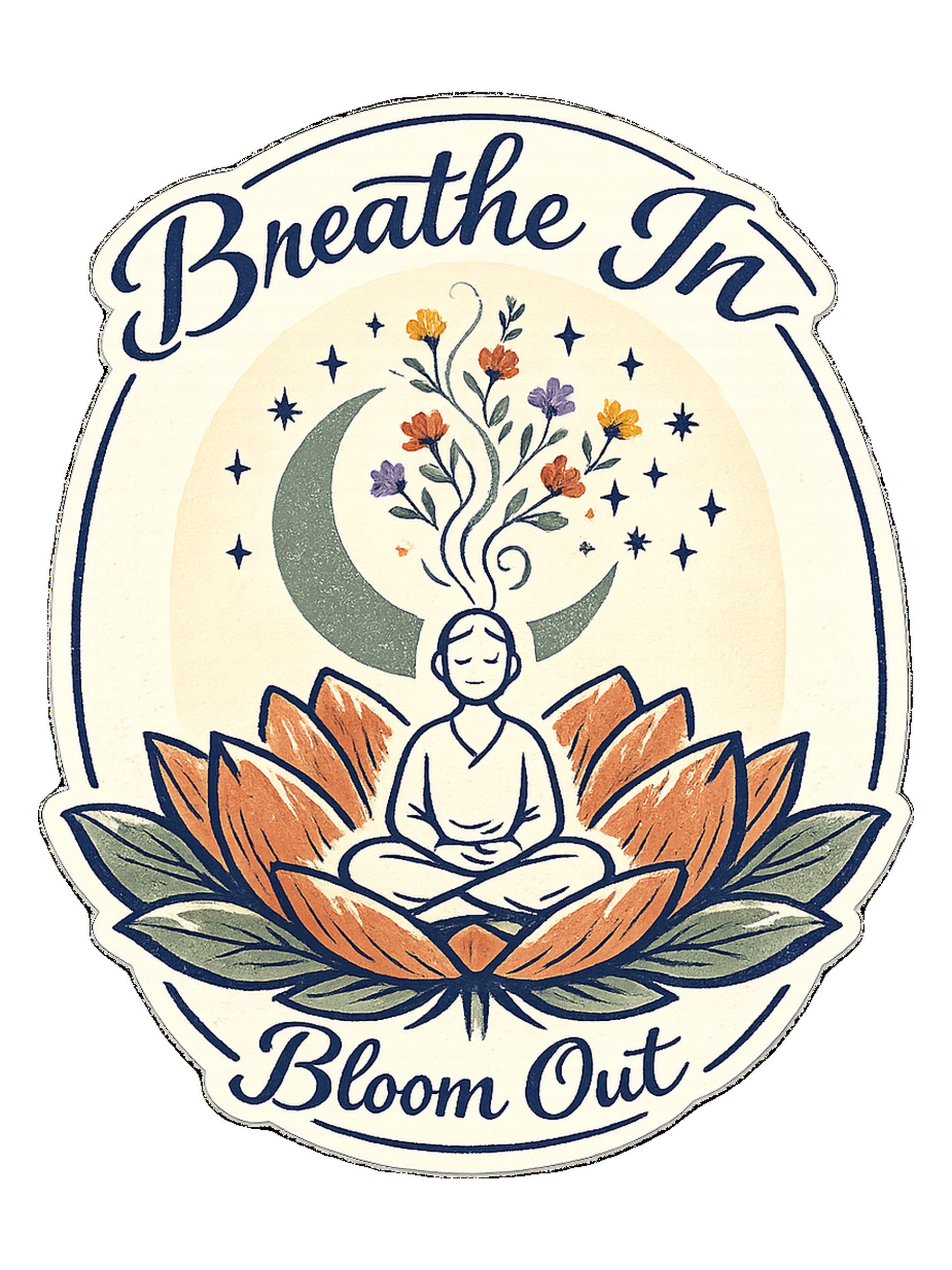 Breathe In, Bloom Out Tee