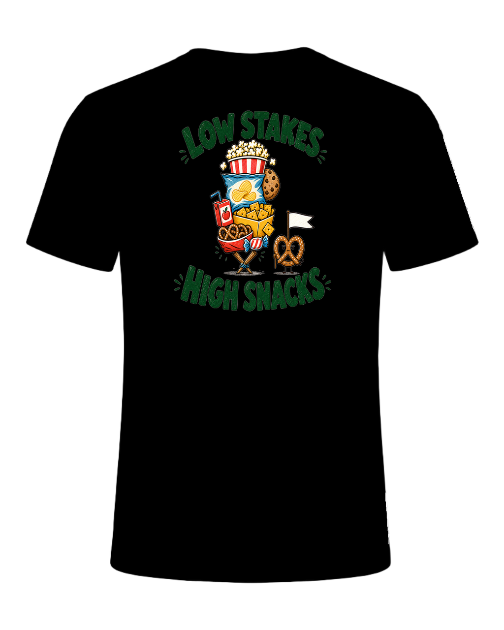 LOW STAKES HIGH SNACKS — Black