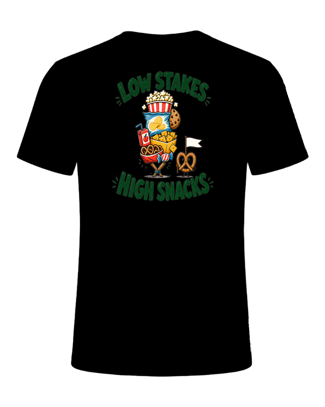 LOW STAKES HIGH SNACKS — Black