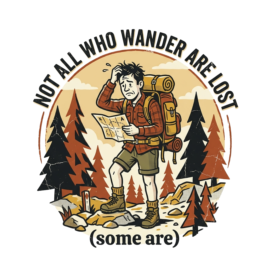 NOT ALL WHO WANDER ARE LOST (some are)