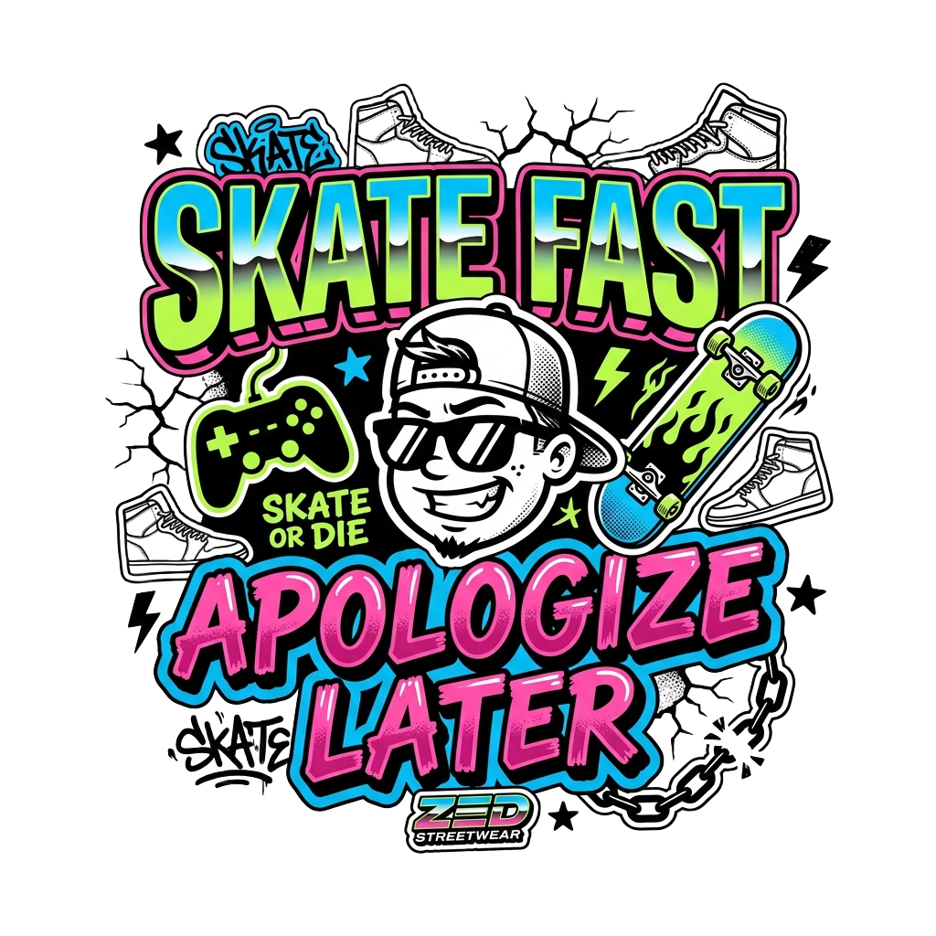 SKATE FAST APOLOGIZE LATER