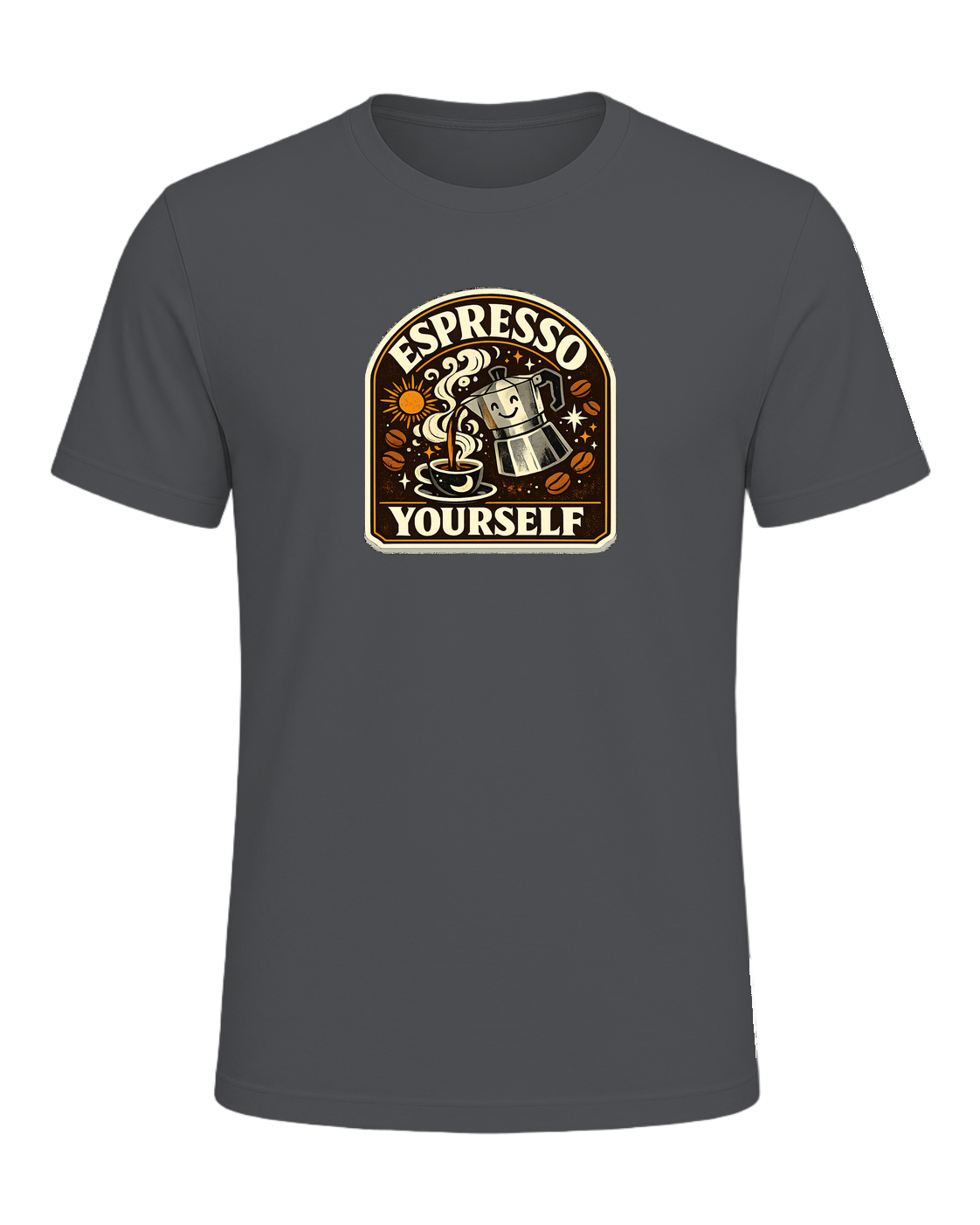Espresso Yourself Tee — Asphalt