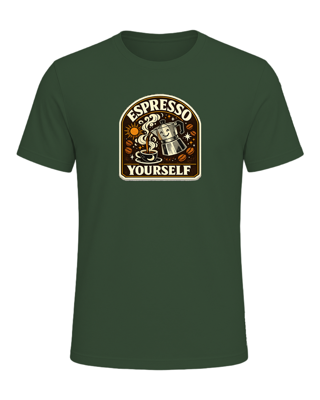 Espresso Yourself Tee — Heather Forest