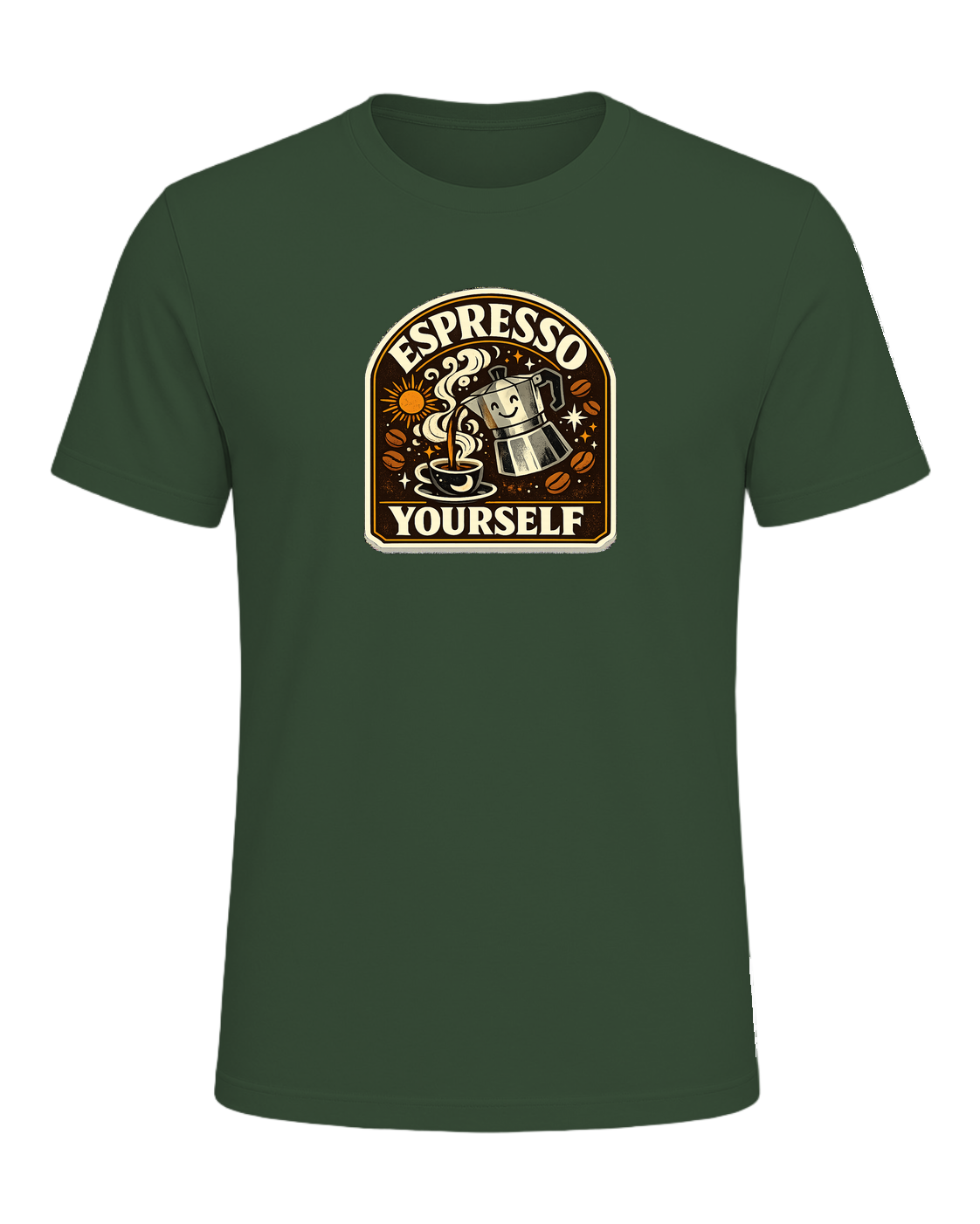 Espresso Yourself Tee — Heather Forest