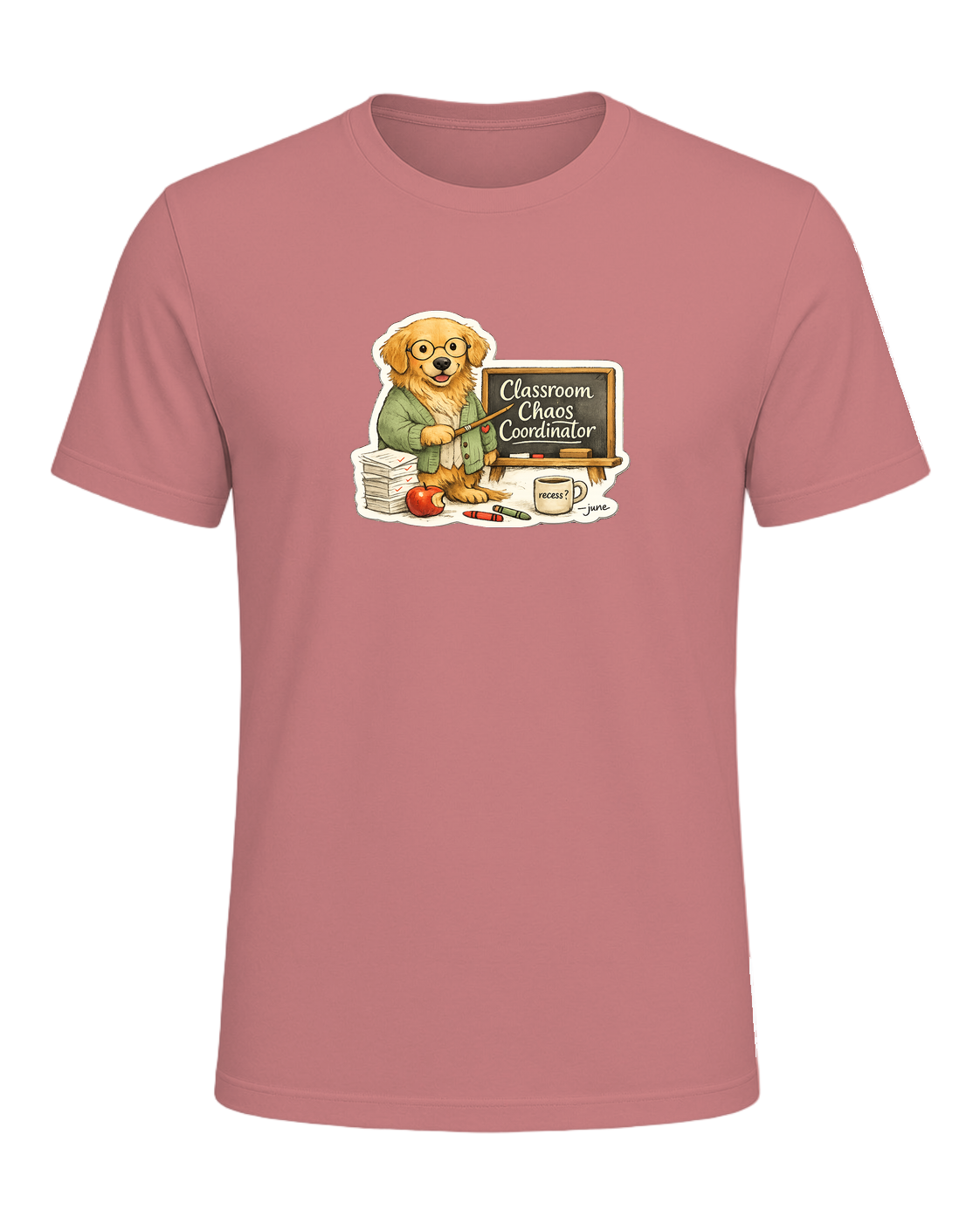 Classroom Chaos Coordinator Tee — Heather Mauve