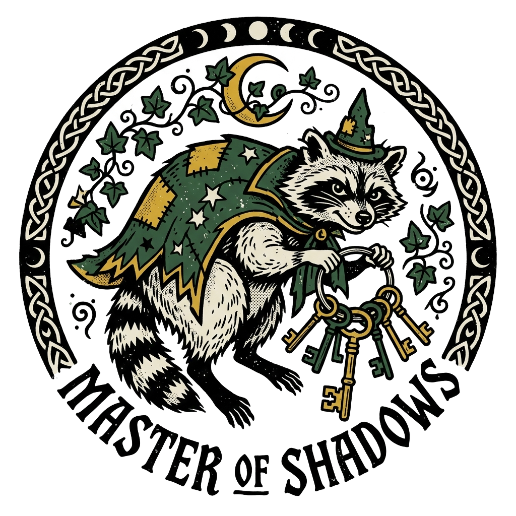 Raccoon Wizard Energy