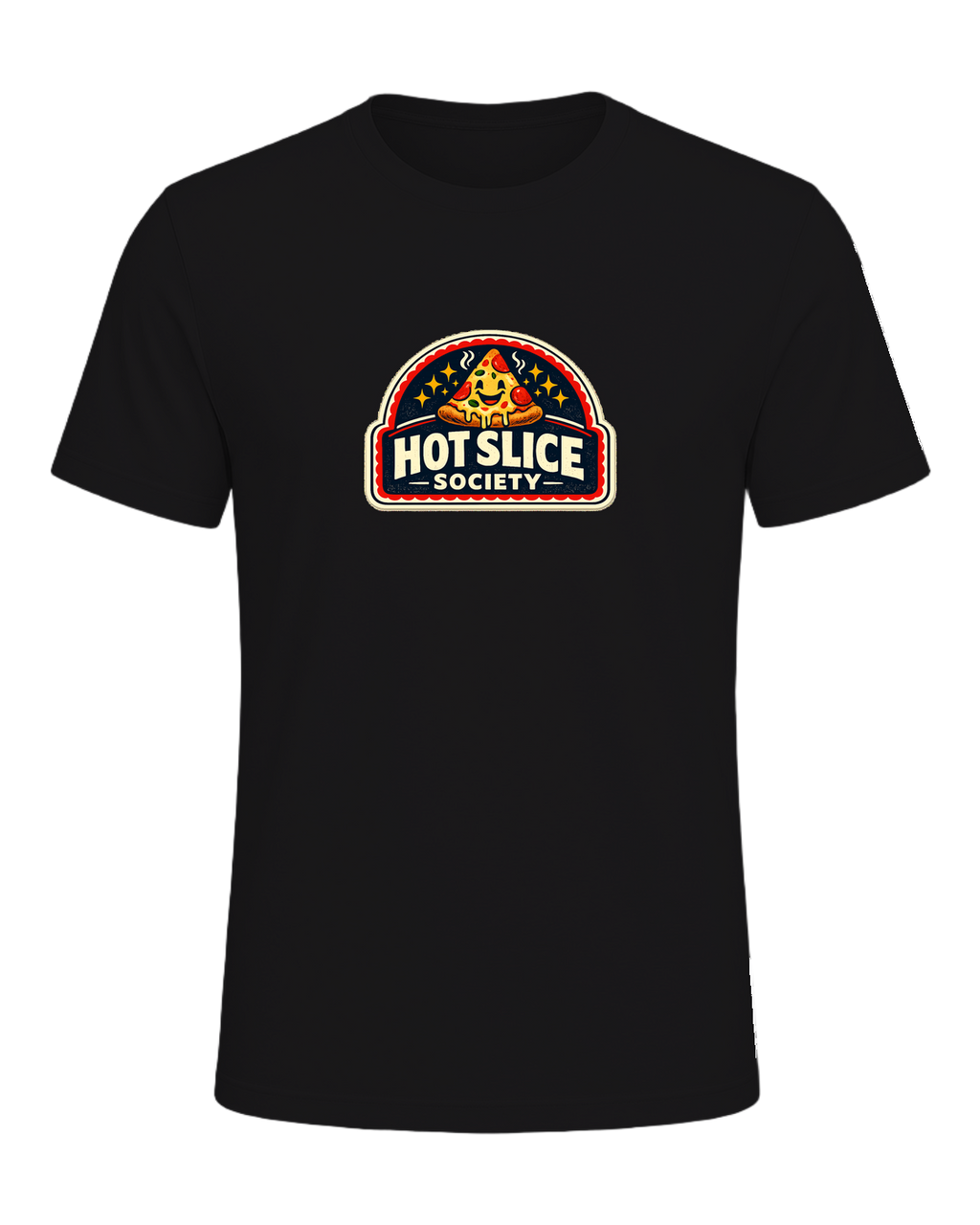 A bold retro pizza-club tee for anyone proudly living the hot slice lifestyle. — Dark Grey Heather