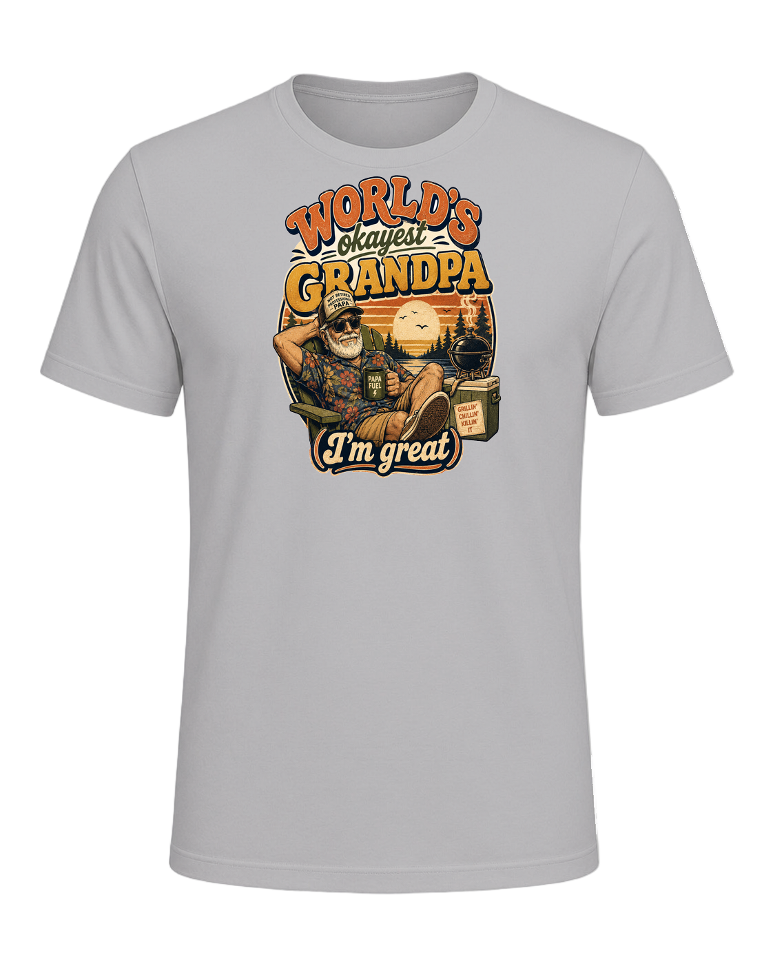 World's okayest grandpa (I'm great) — Athletic Heather