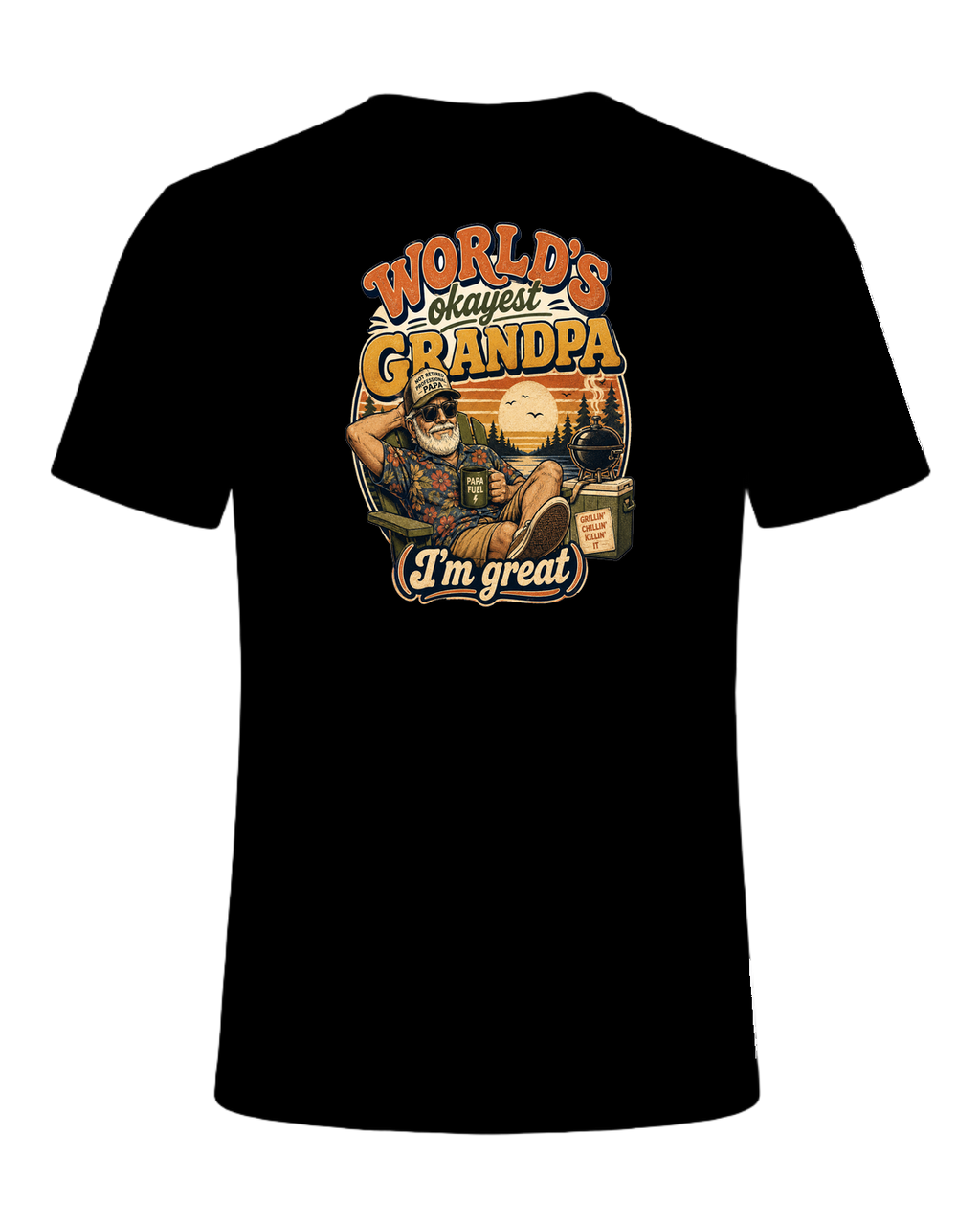 World's okayest grandpa (I'm great) — Black