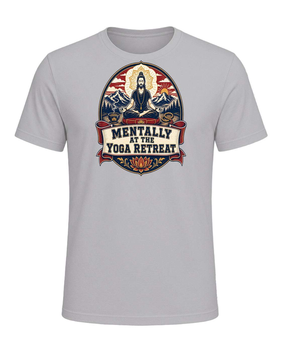 MENTALLY AT THE YOGA RETREAT — Athletic Heather