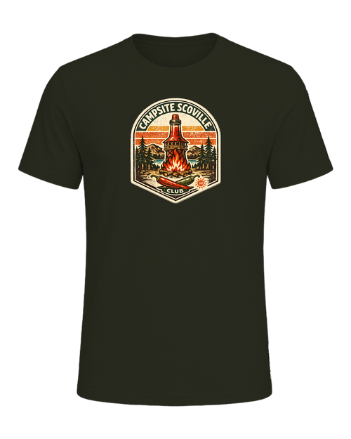Campsite Scoville Club Tee — Dark Olive