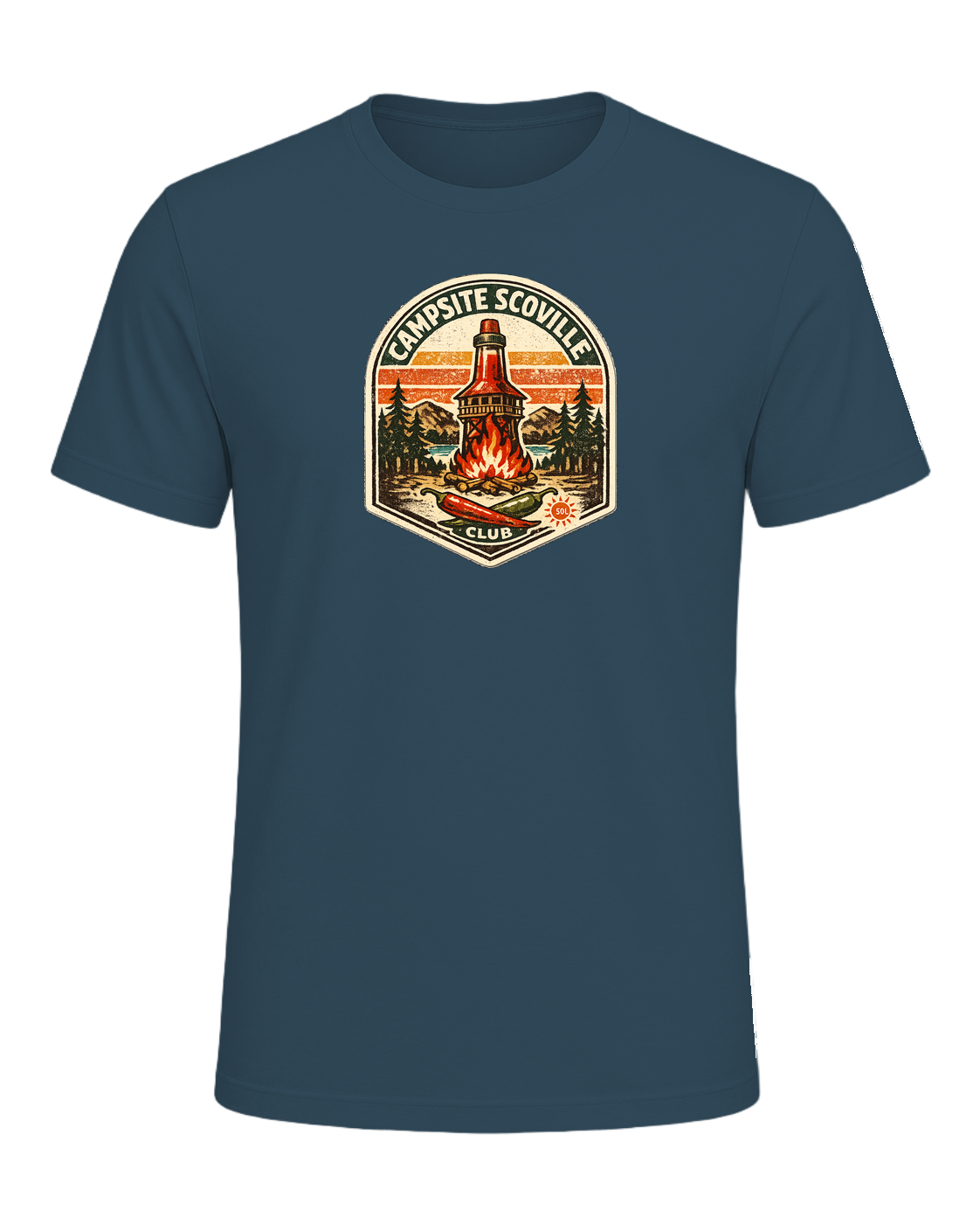 Campsite Scoville Club Tee — Deep Teal