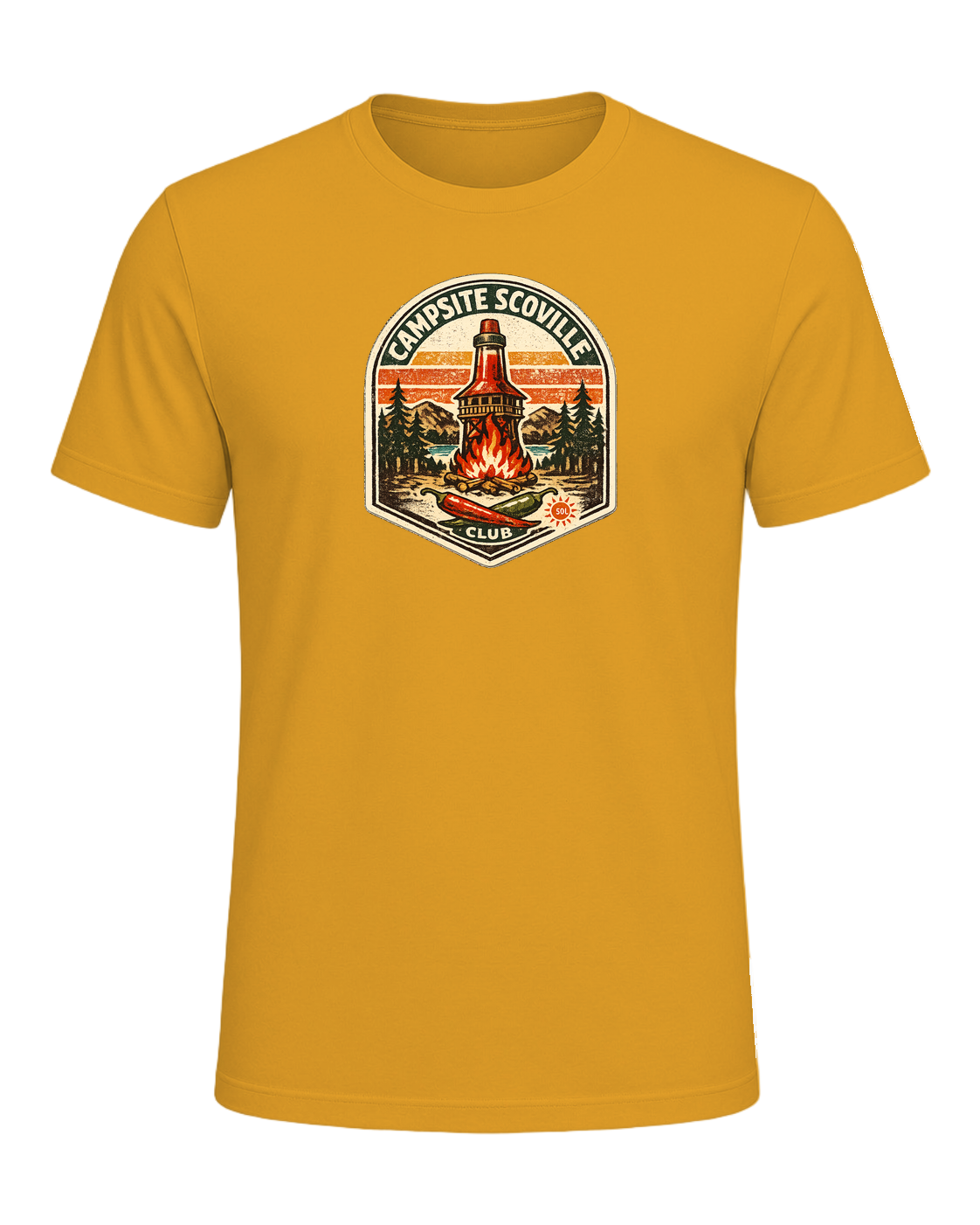 Campsite Scoville Club Tee — Mustard