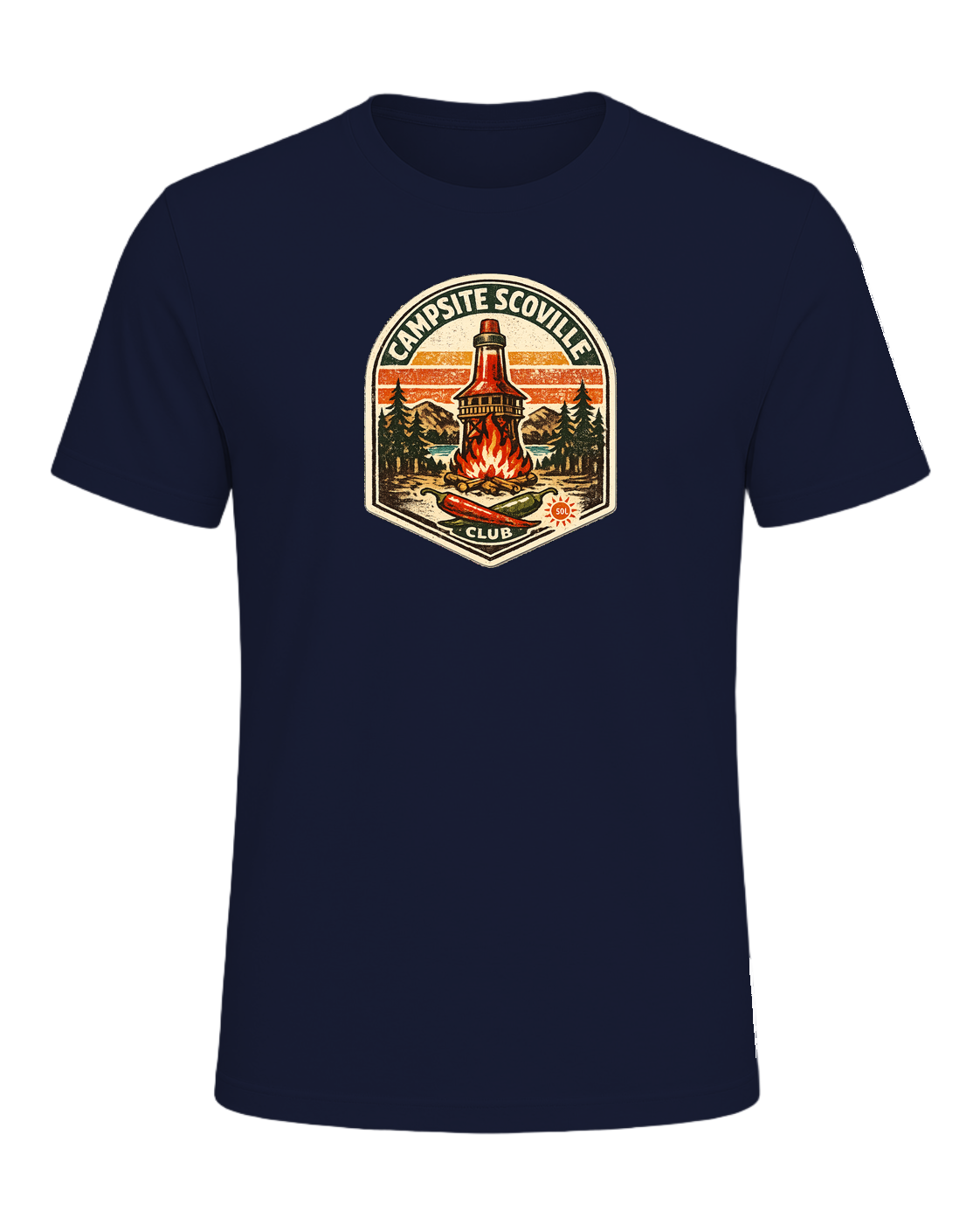Campsite Scoville Club Tee — Navy