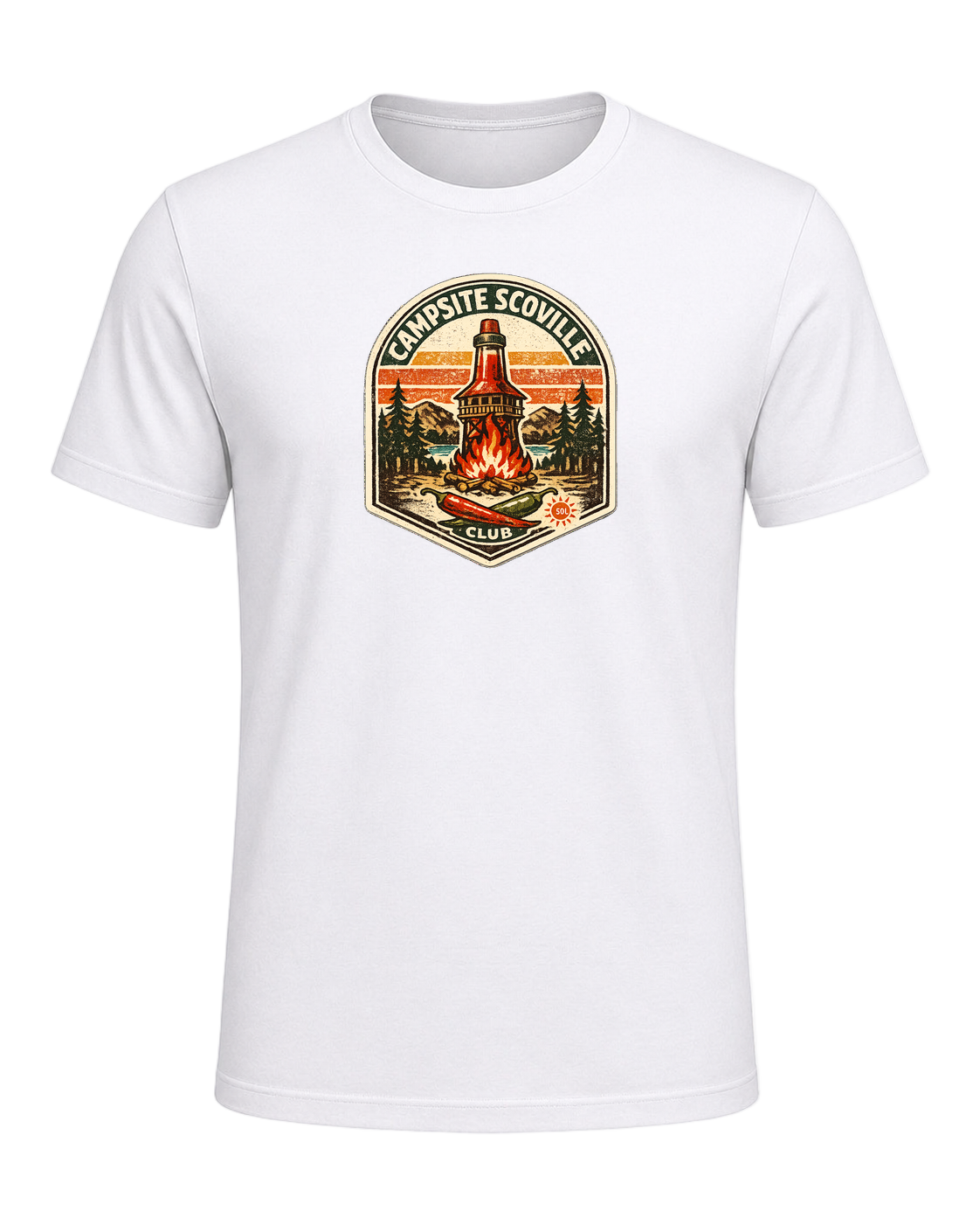 Campsite Scoville Club Tee — White