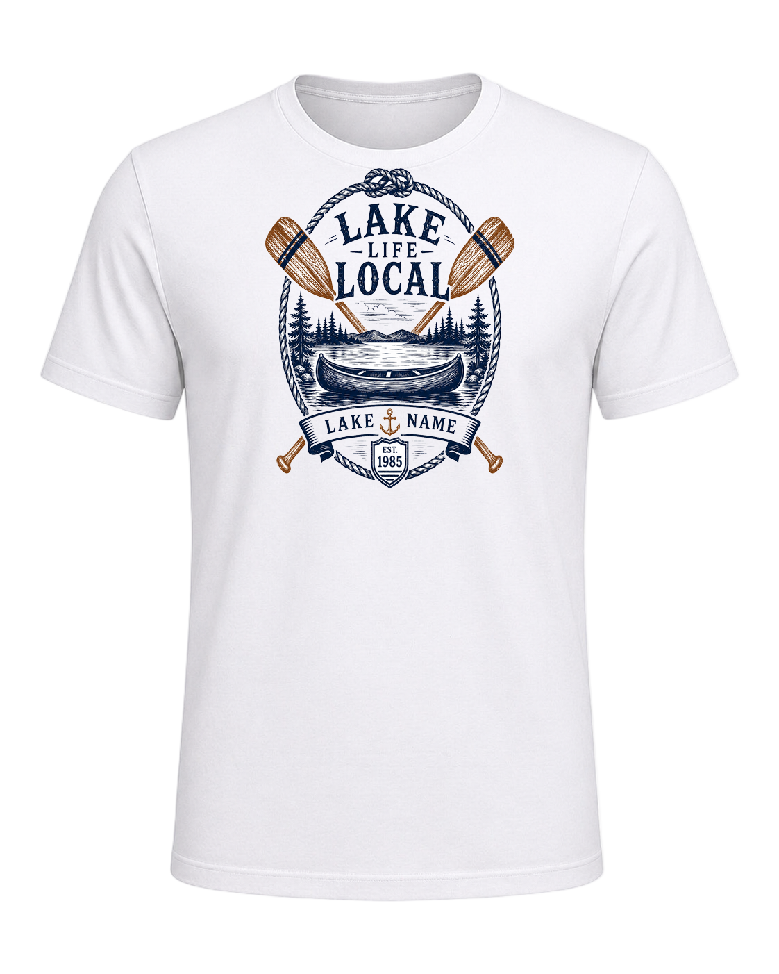 Lake Life Local — White