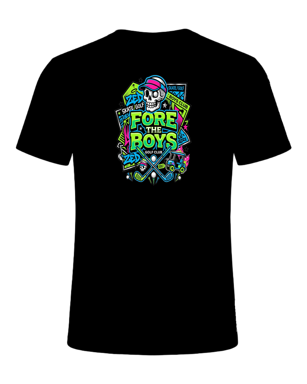 FORE THE BOYS — Black
