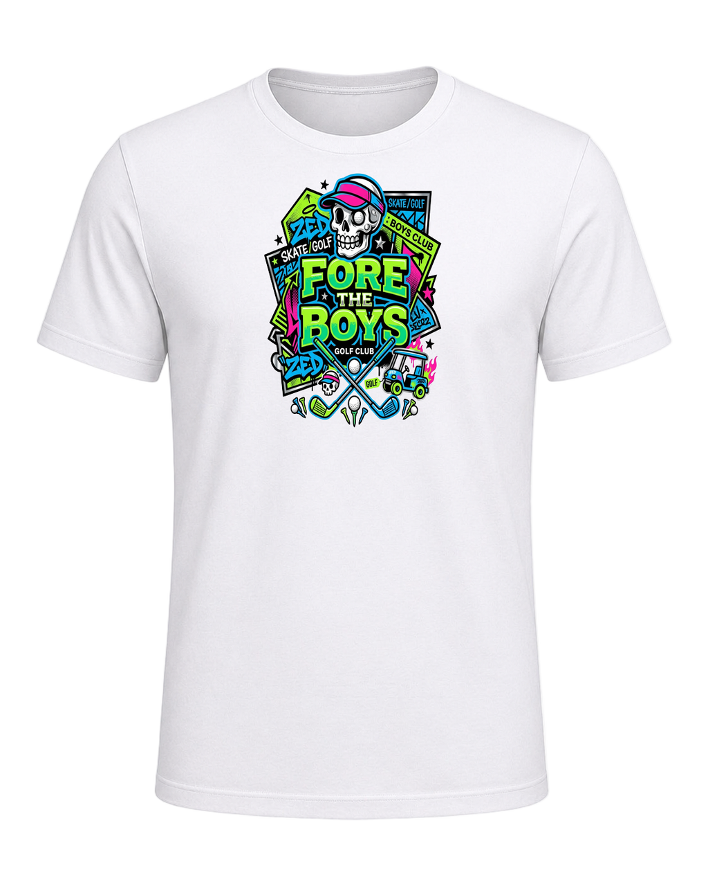 FORE THE BOYS — White