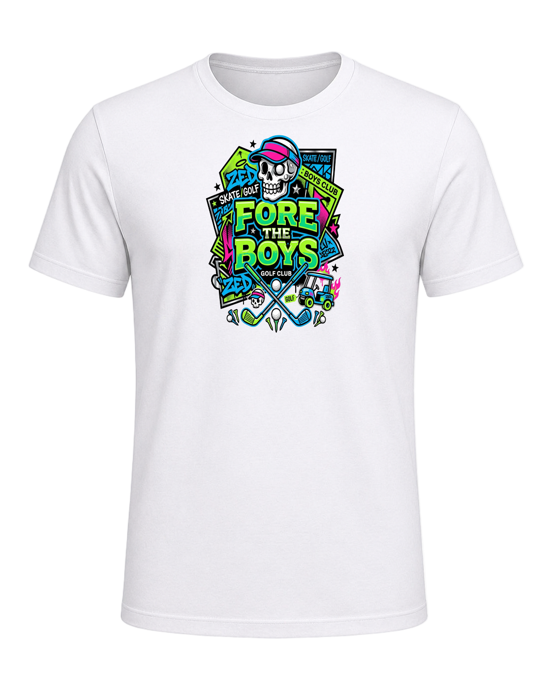 FORE THE BOYS — White