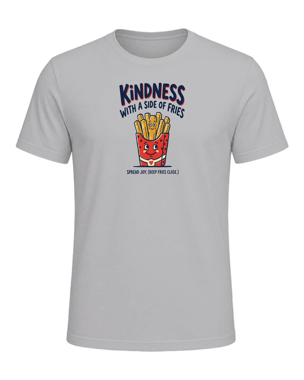 KINDNESS WITH A SIDE OF FRIES — Athletic Heather