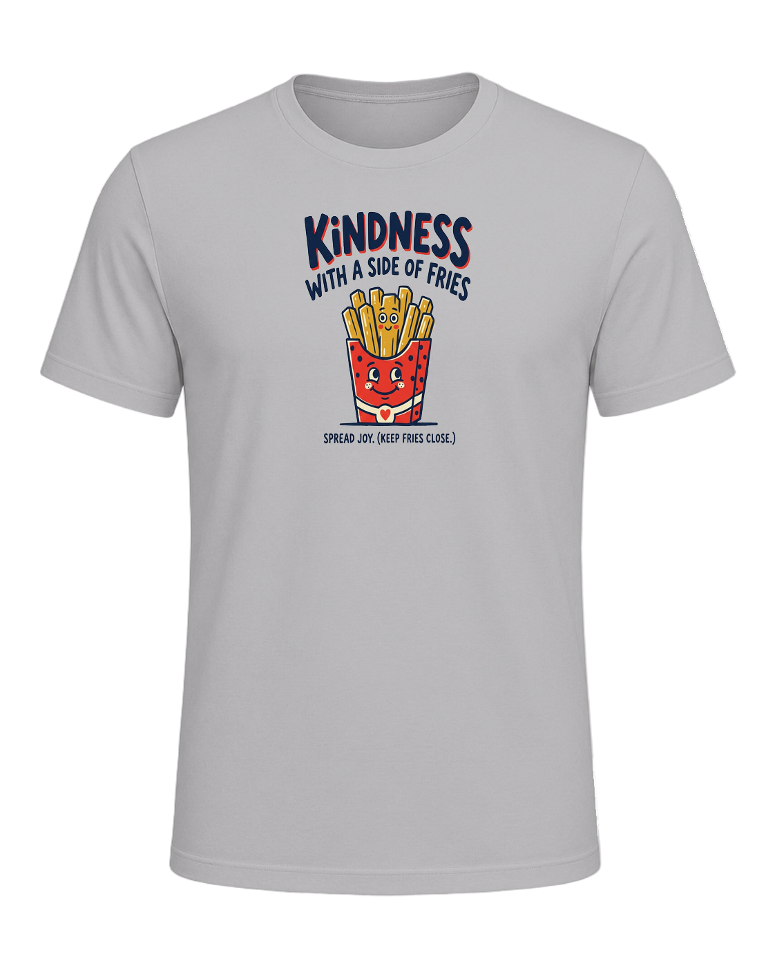 KINDNESS WITH A SIDE OF FRIES — Athletic Heather