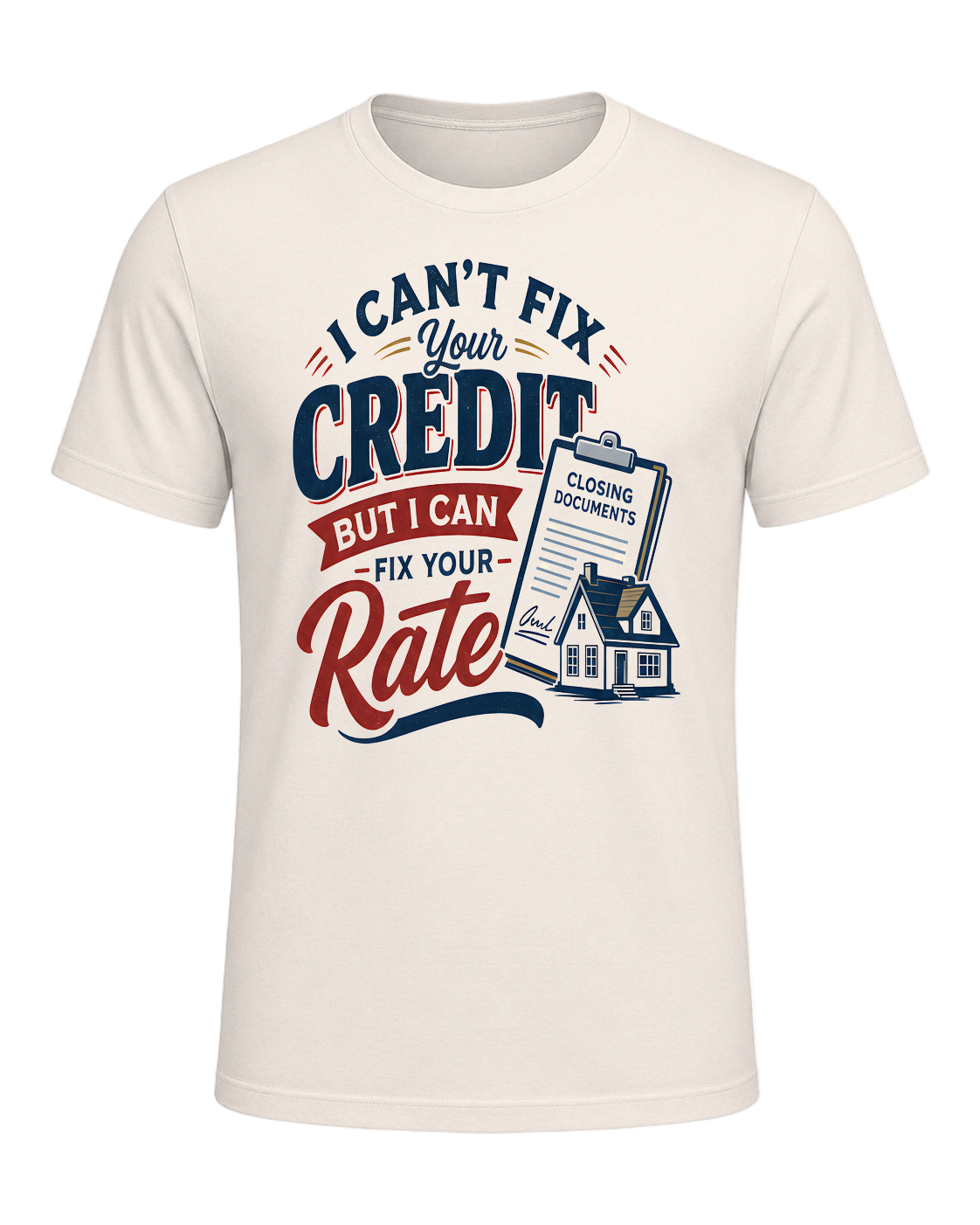 I CAN'T FIX YOUR CREDIT BUT I CAN FIX YOUR RATE — Natural