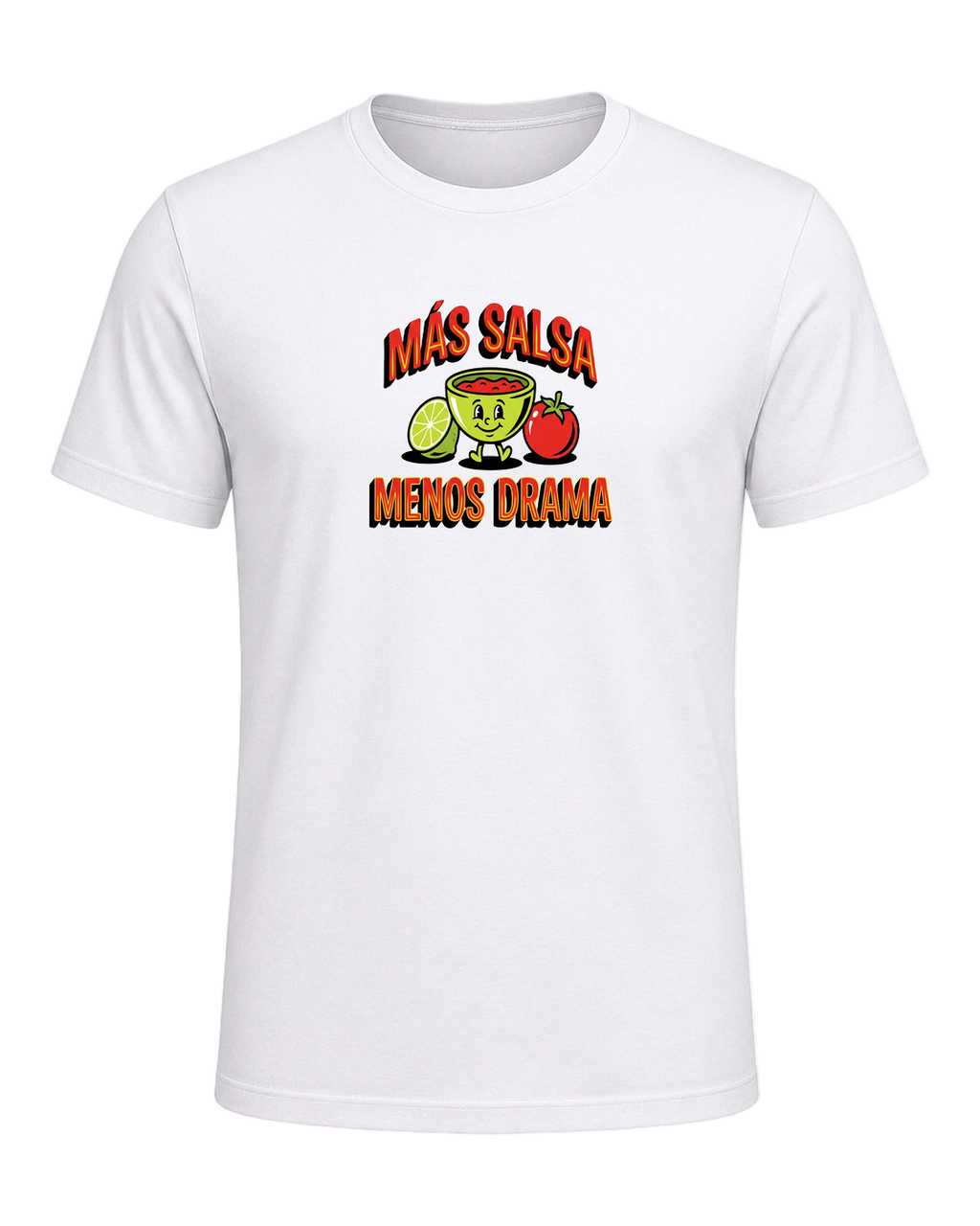 Más Salsa Menos Drama — White
