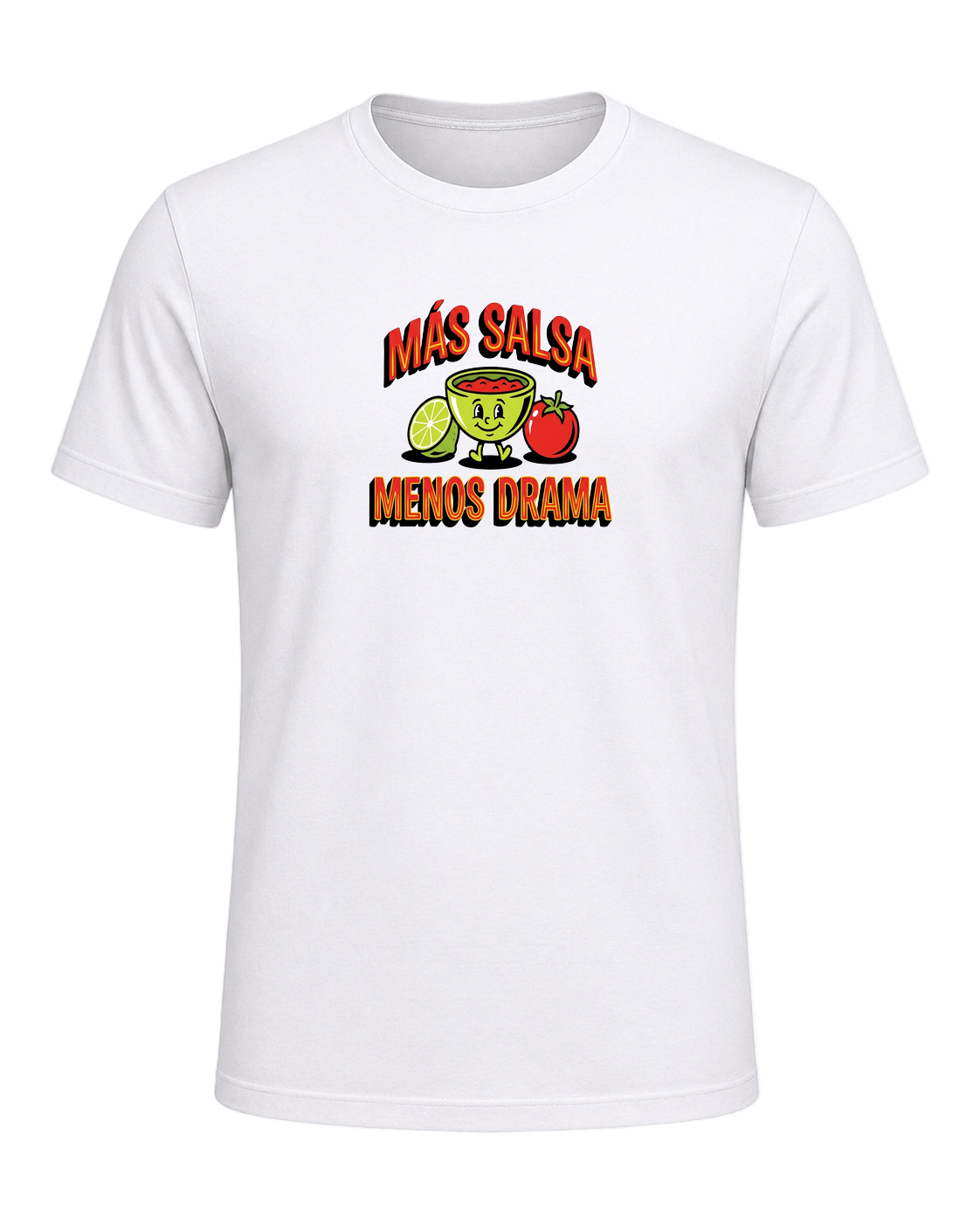 Más Salsa Menos Drama — White