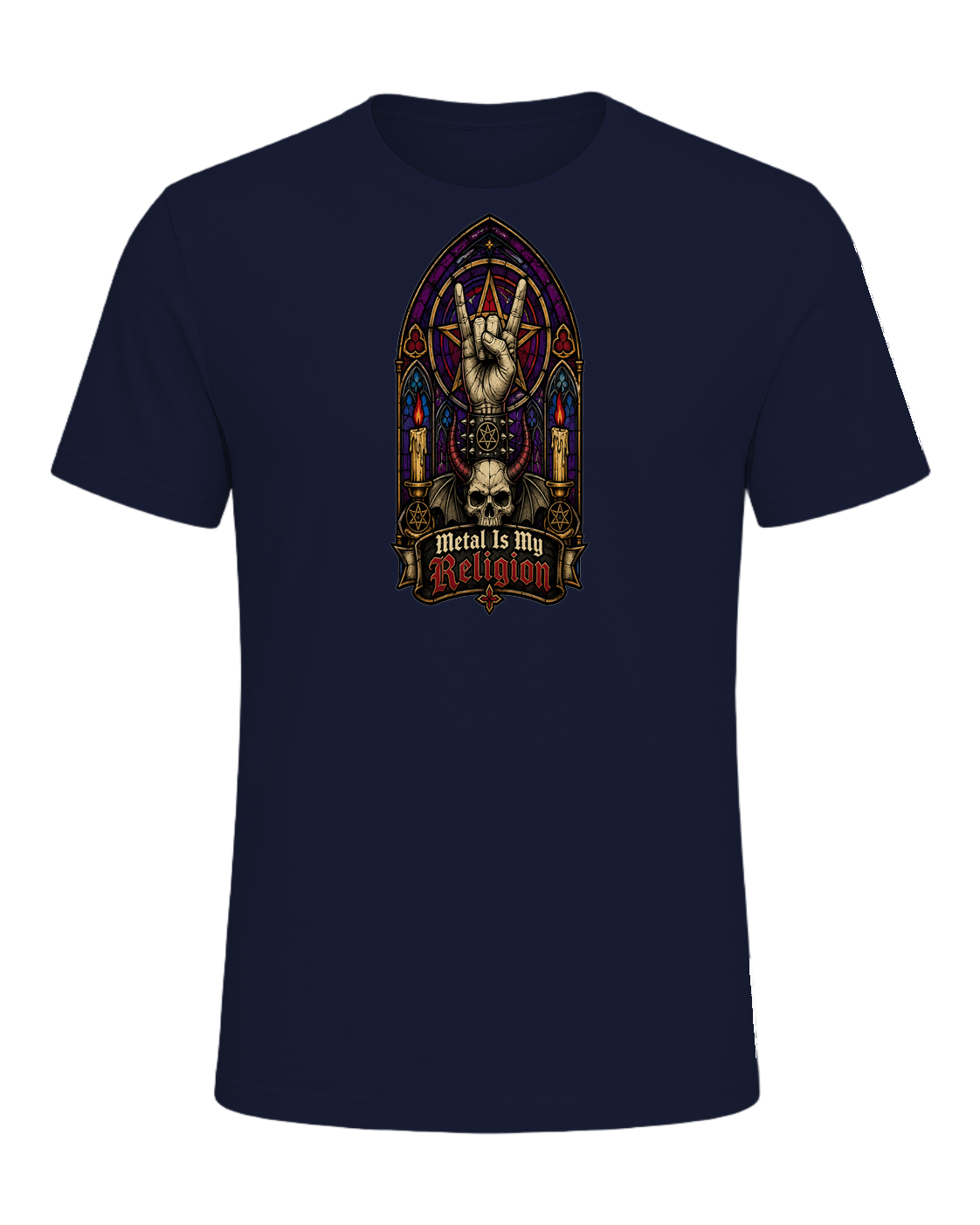 Metal Head Identity — Navy