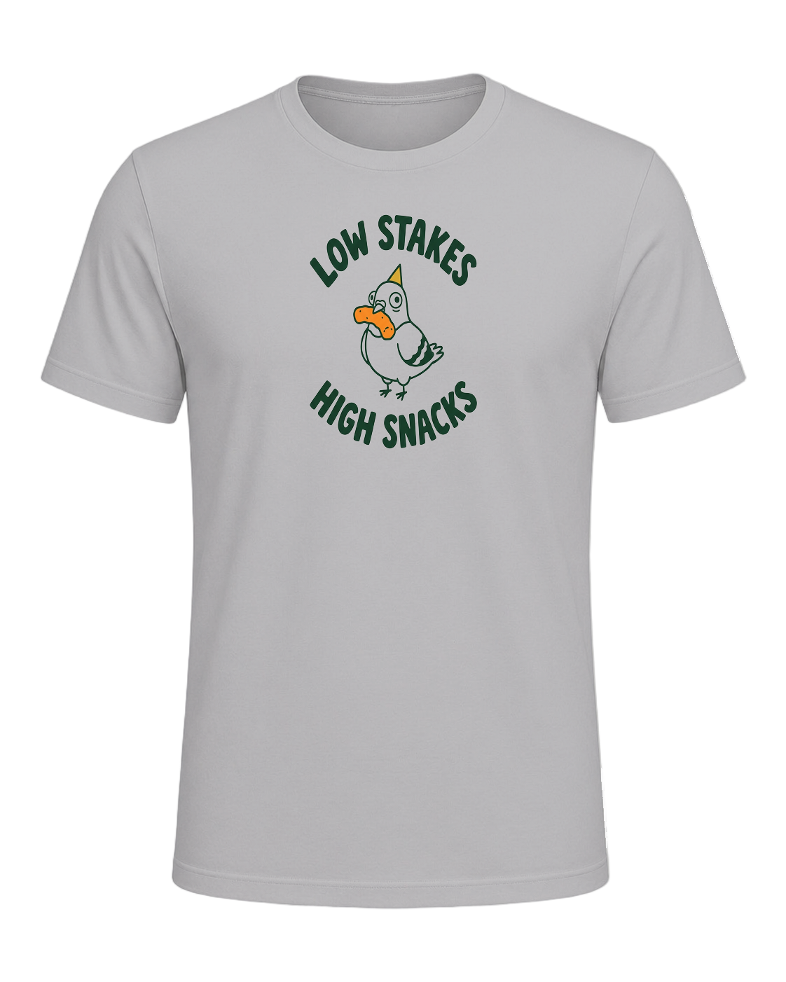 LOW STAKES HIGH SNACKS — Athletic Heather