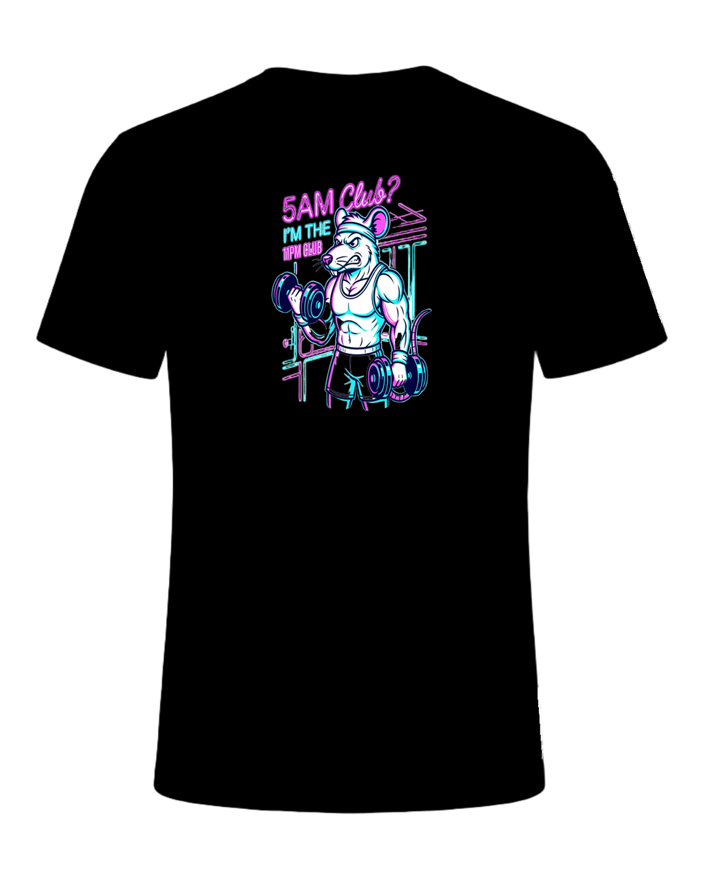 Gym Rat Night Owl — Black